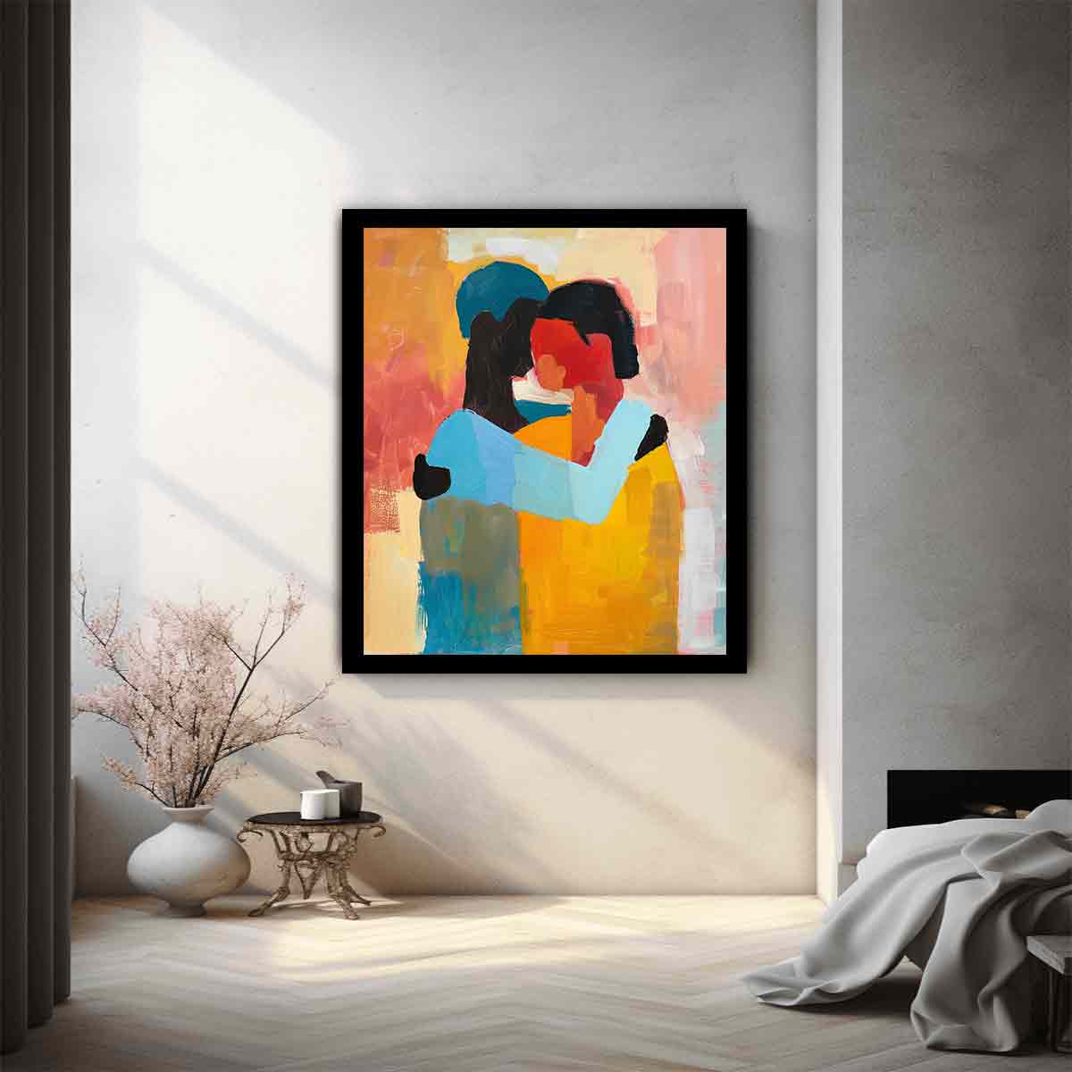 Abstract Embrace Emotional Flow