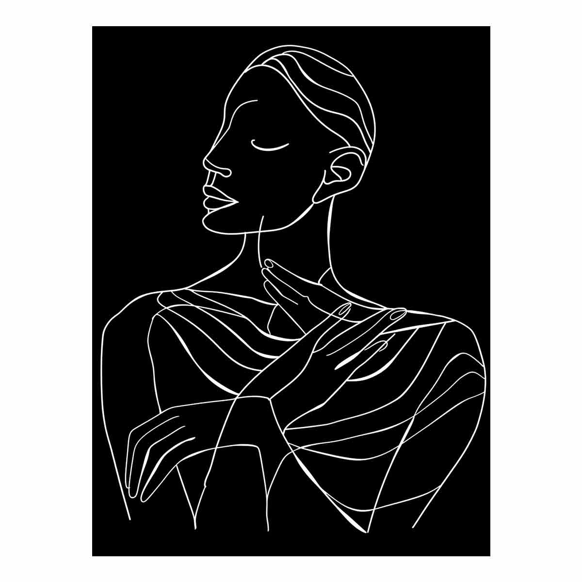 Reflective Moment Figurative Portrait