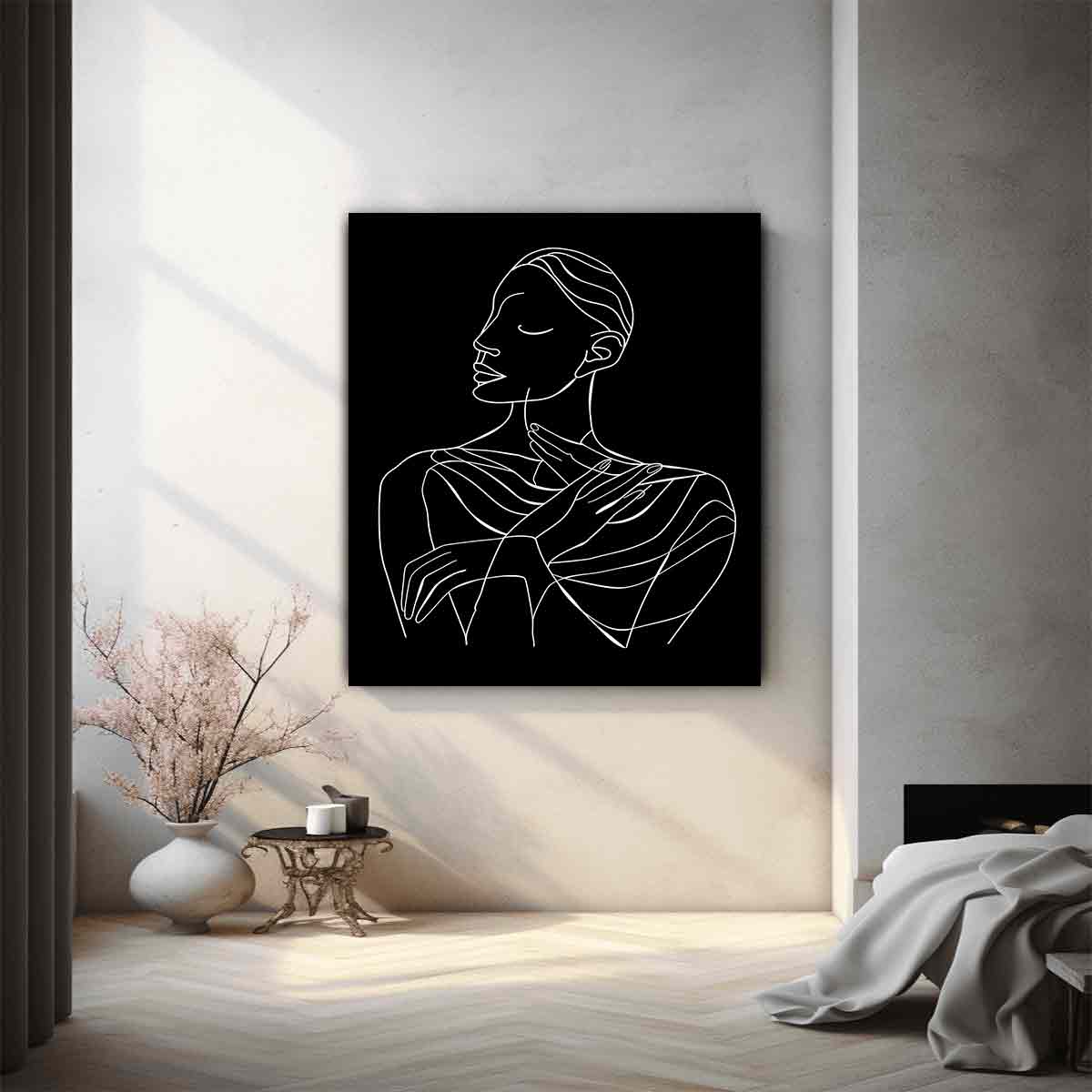 Reflective Moment Figurative Portrait
