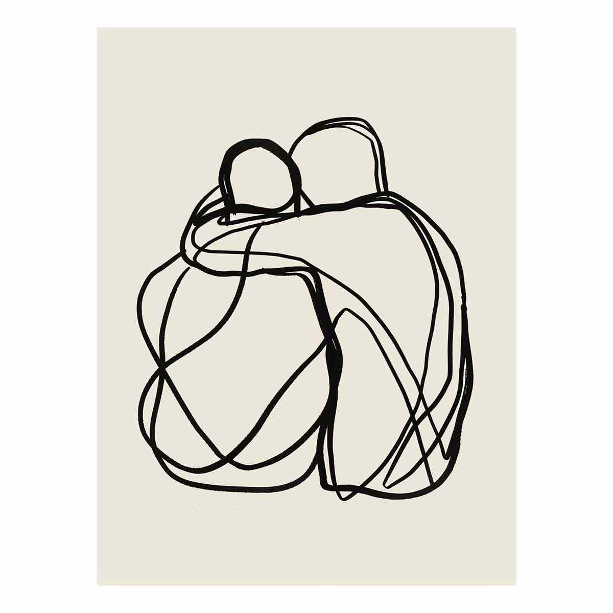 Embrace – Tender Figurative Scene