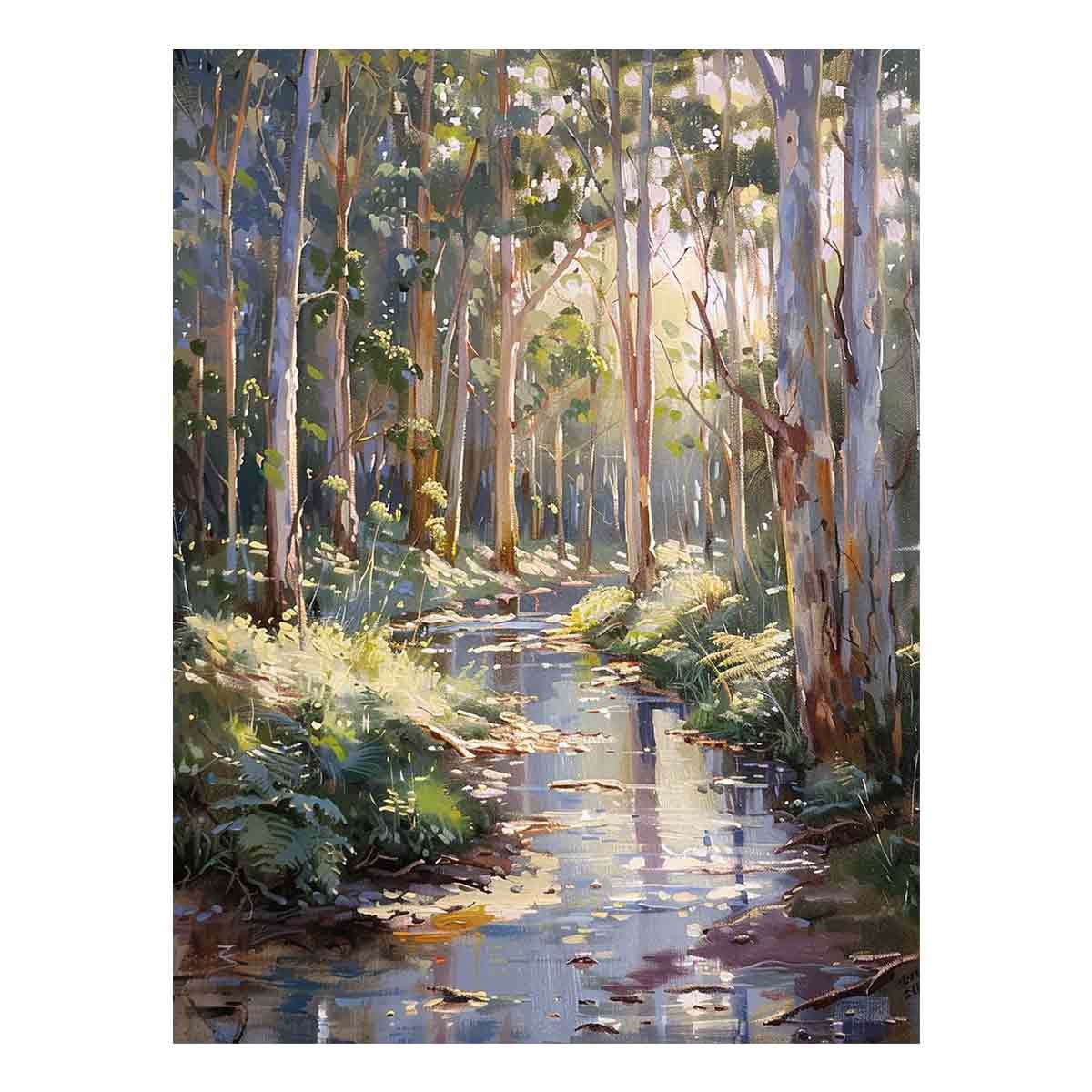 Peaceful Woodland Creek