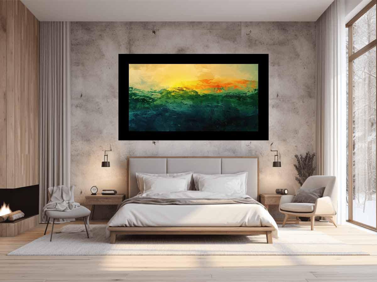 Golden Sunrise Horizon