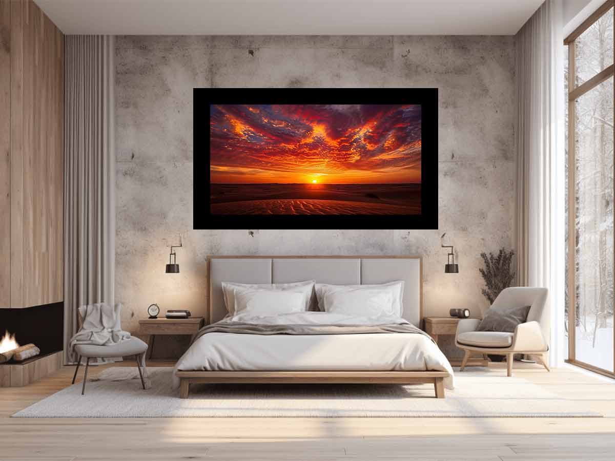 Sunrise Coastal Horizon – Tranquil Morning Glow