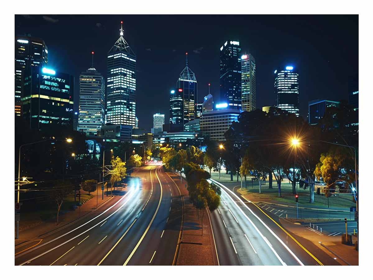 Perth Skyline Twilight