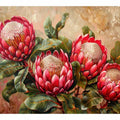 Scarlet Waratah Floral Study