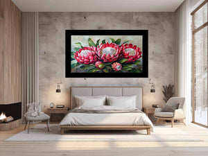 Crimson Waratah Bloom