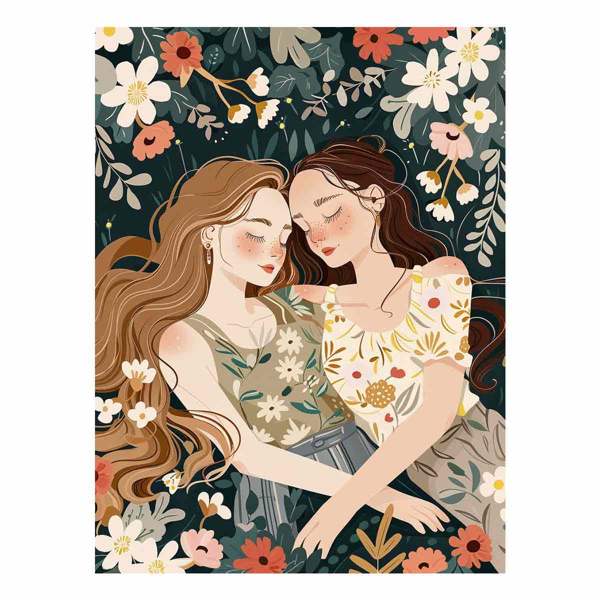 Timeless Friends Forever Expression – Heartfelt Companionship Scene