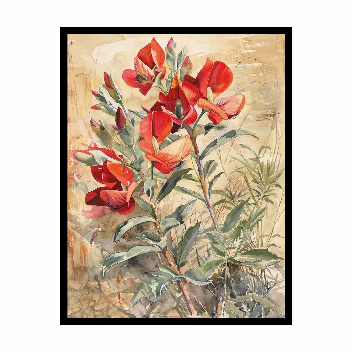 red-botanical-canvas-print-sunm834