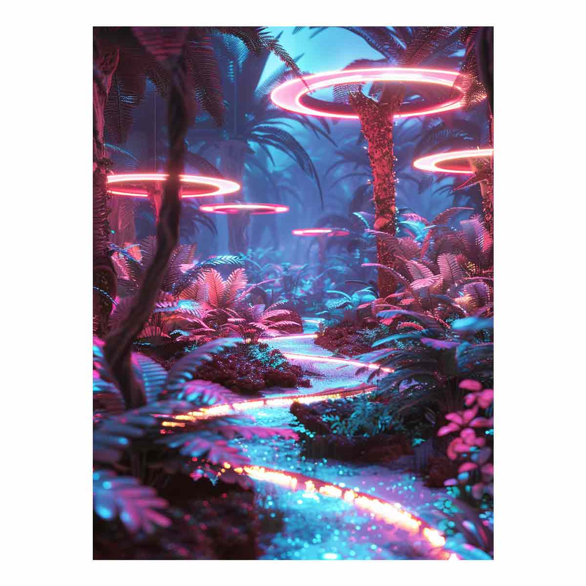 Dreamlike Fantasy Road Journey