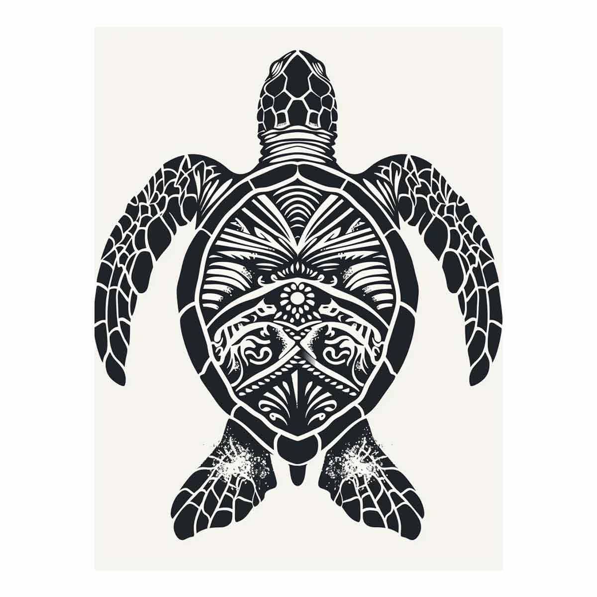 Gentle Turtle Journey – Serene Marine Creature Expression