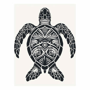 Gentle Turtle Journey – Serene Marine Creature Expression