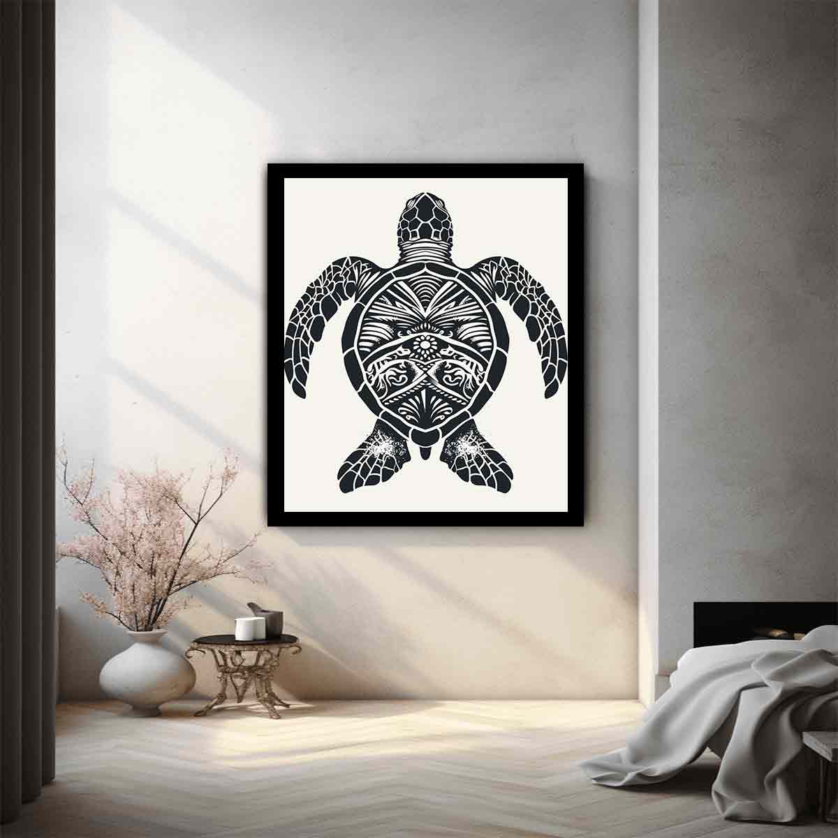 Gentle Turtle Journey – Serene Marine Creature Expression
