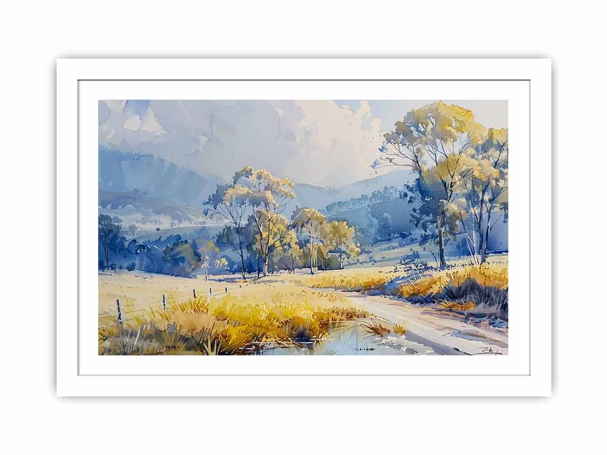 Aussie Landscape  Streched canvas