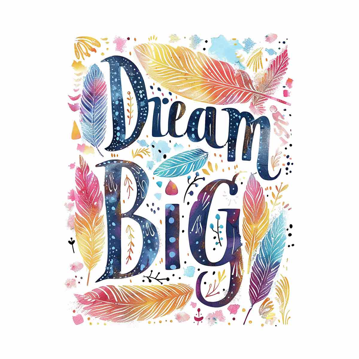 Dream Big Inspirational Quote