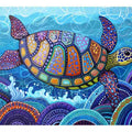 Graceful Sea Turtle Drift