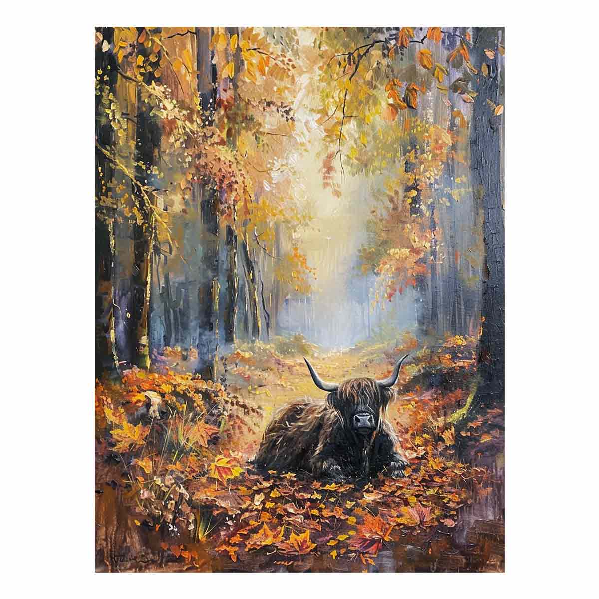 Scottish Highland Cattle Portrait