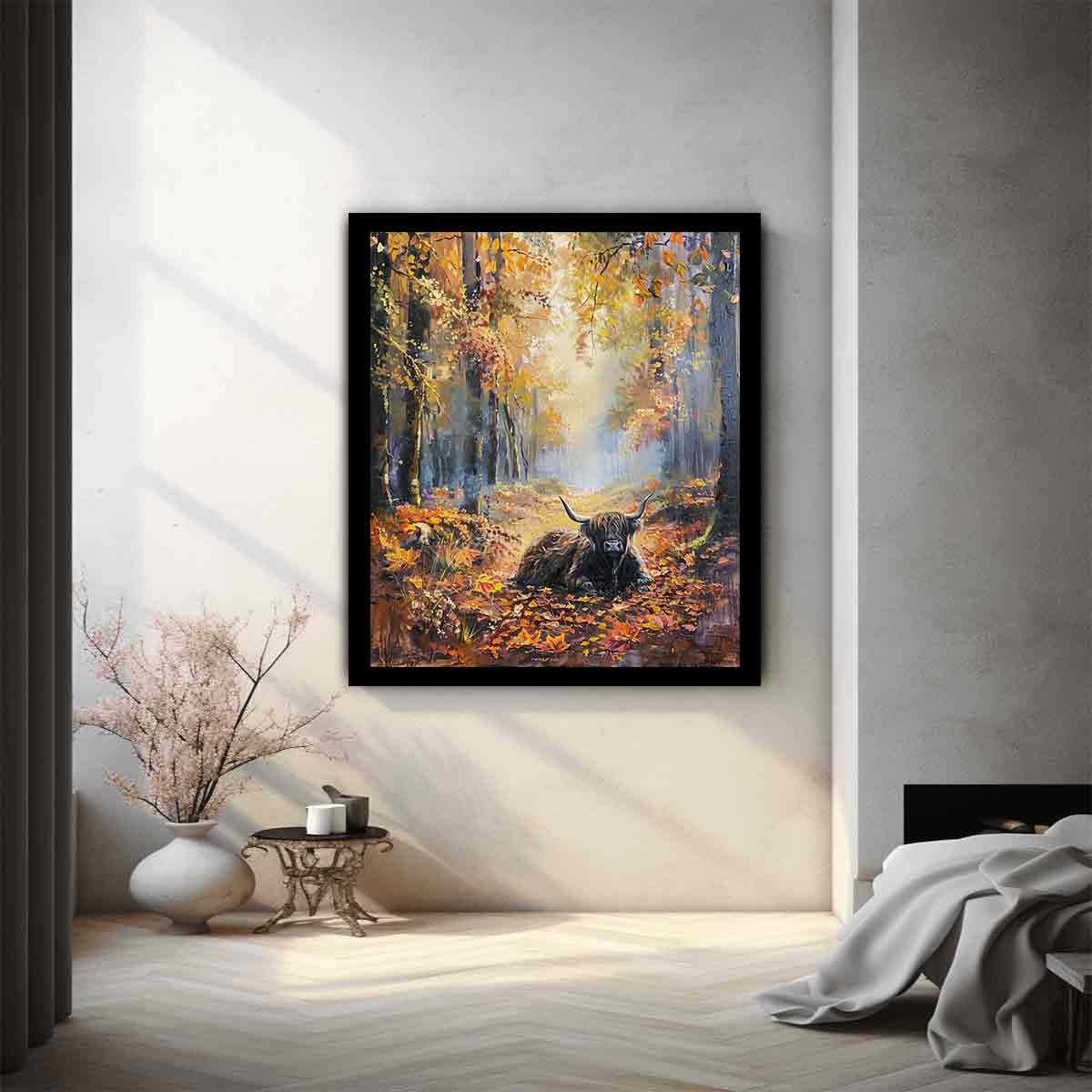 Scottish Highland Cattle Portrait