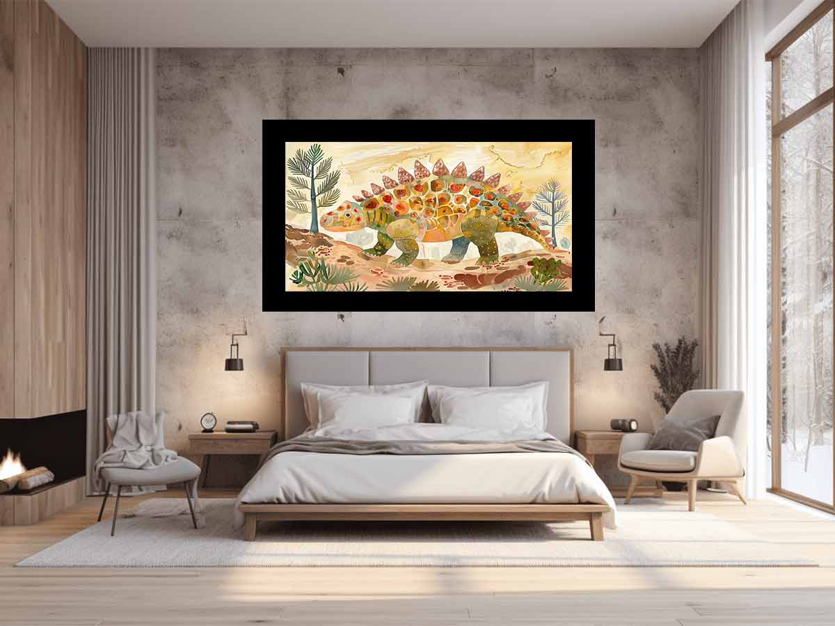 Armored Ankylosaurus Dinosaur