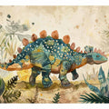 Ankylosaurus Prehistoric Dinosaur Illustration