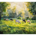 Golden Australian Farmstead Landscape