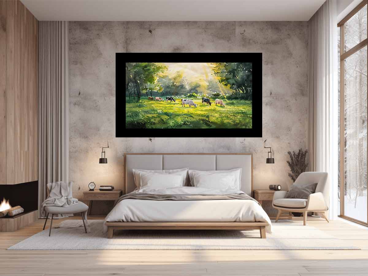 Golden Australian Farmstead Landscape
