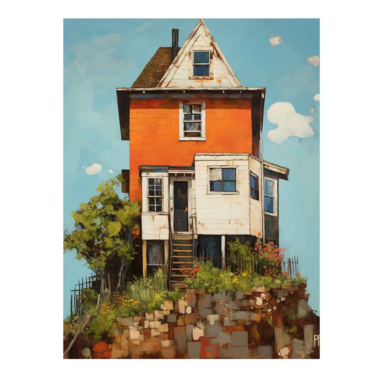 vinatge House On Top  