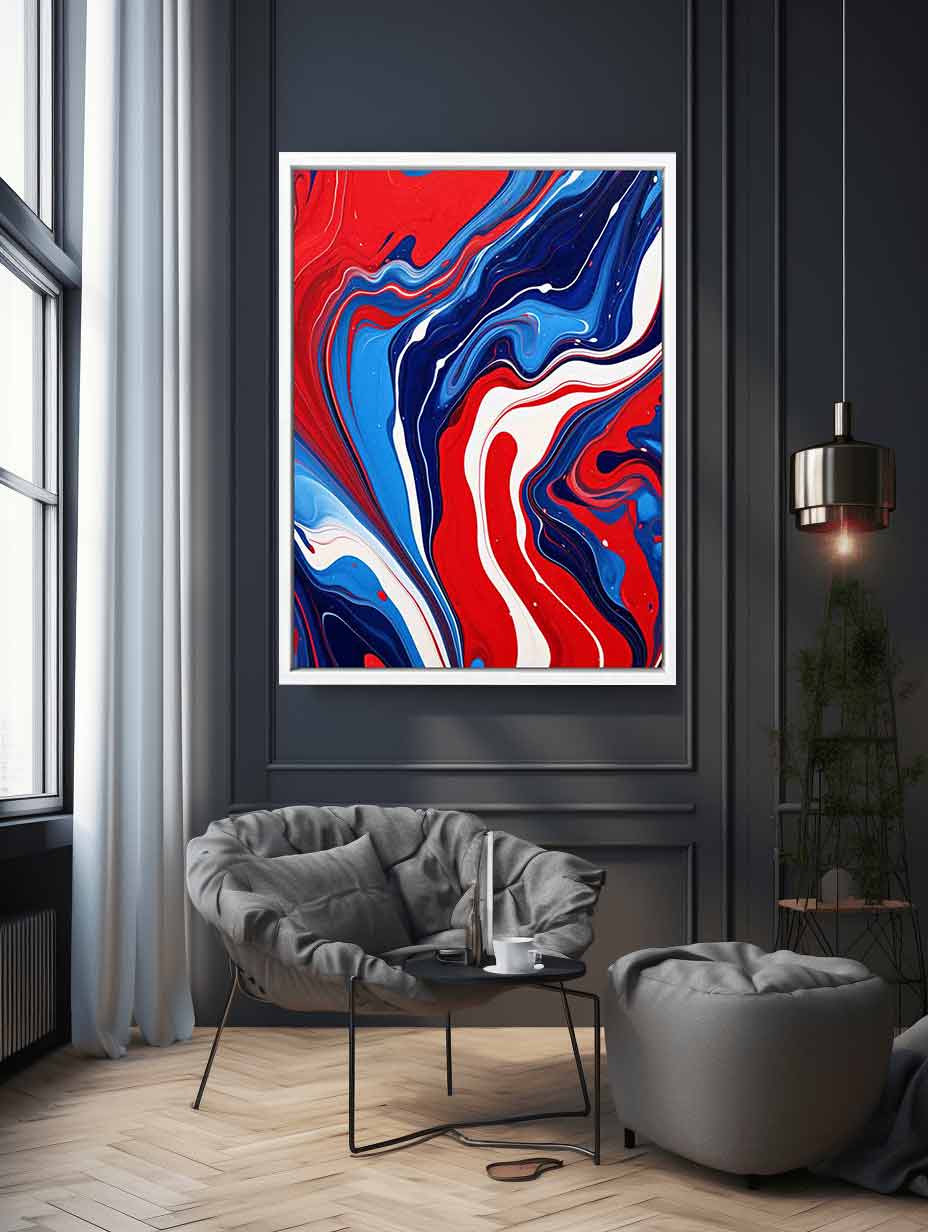 Blue And Red 