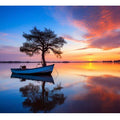 Calm  At Sunset  