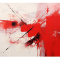 Red Contemporary Abstract