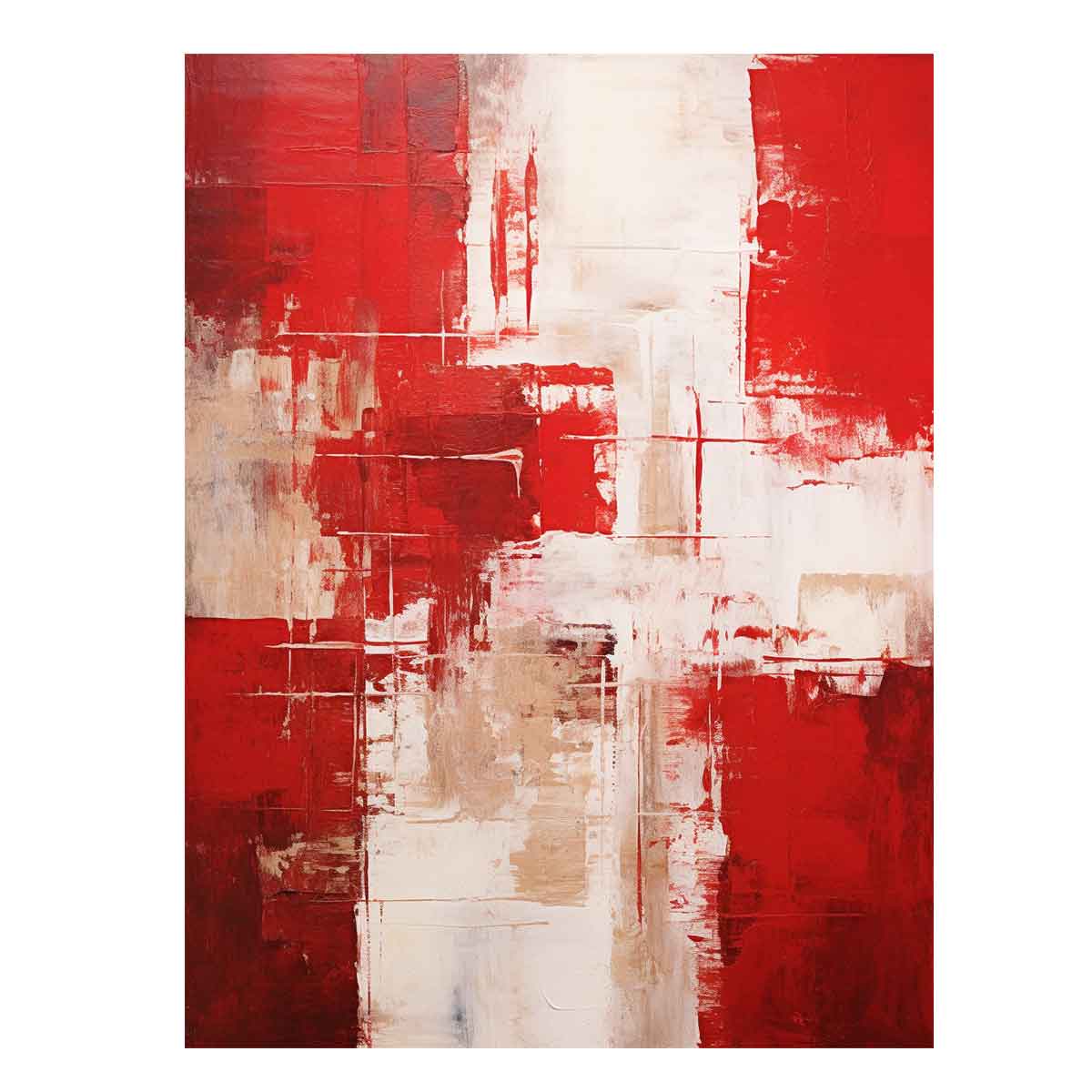 Red Modern Abstract