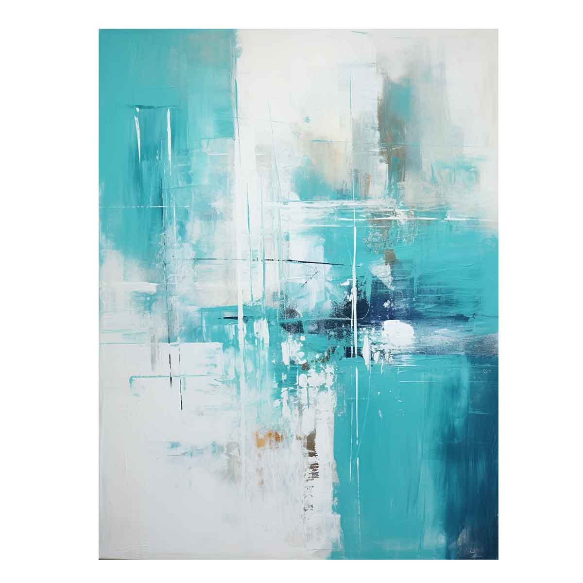 Teal Abstract  