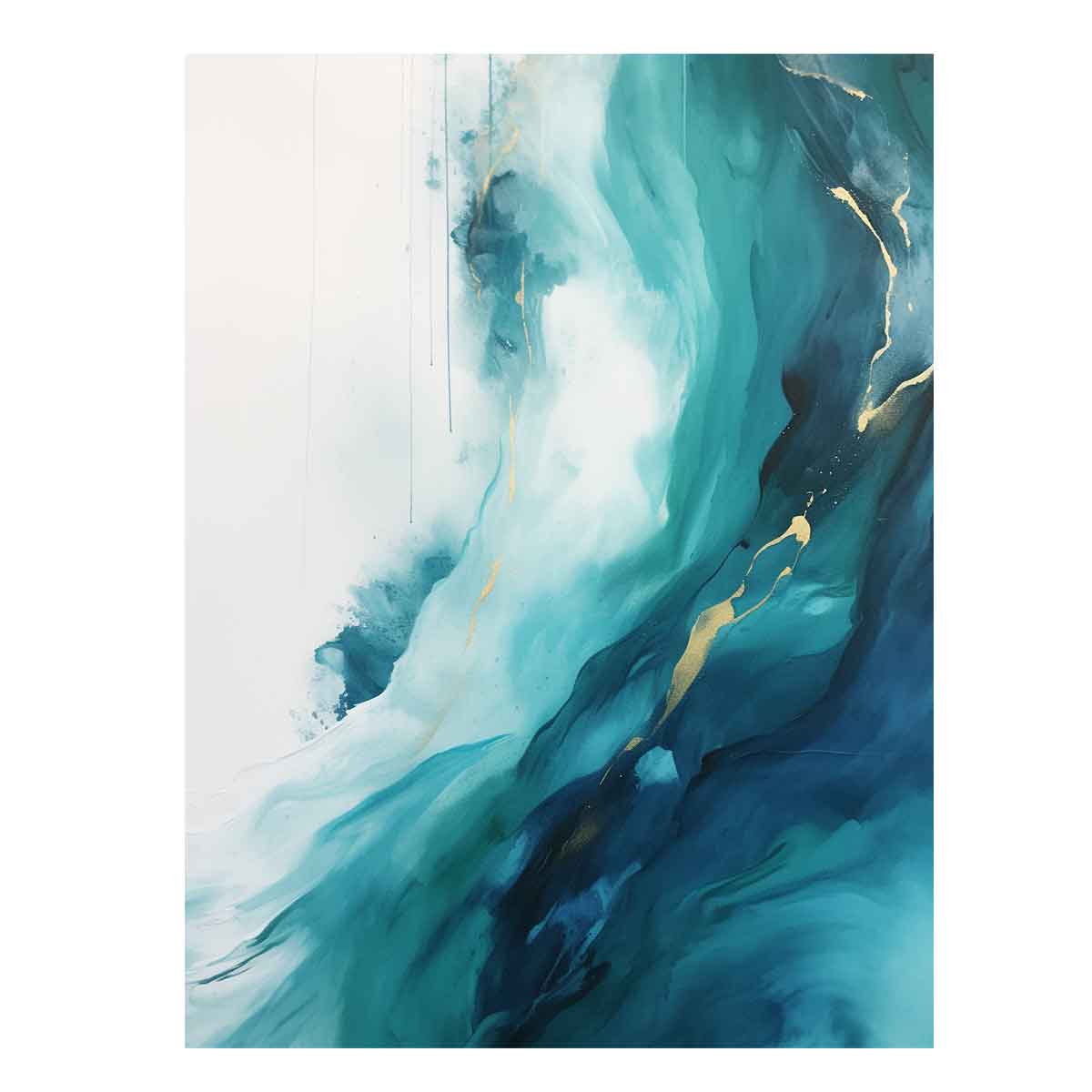Teal Abstract 