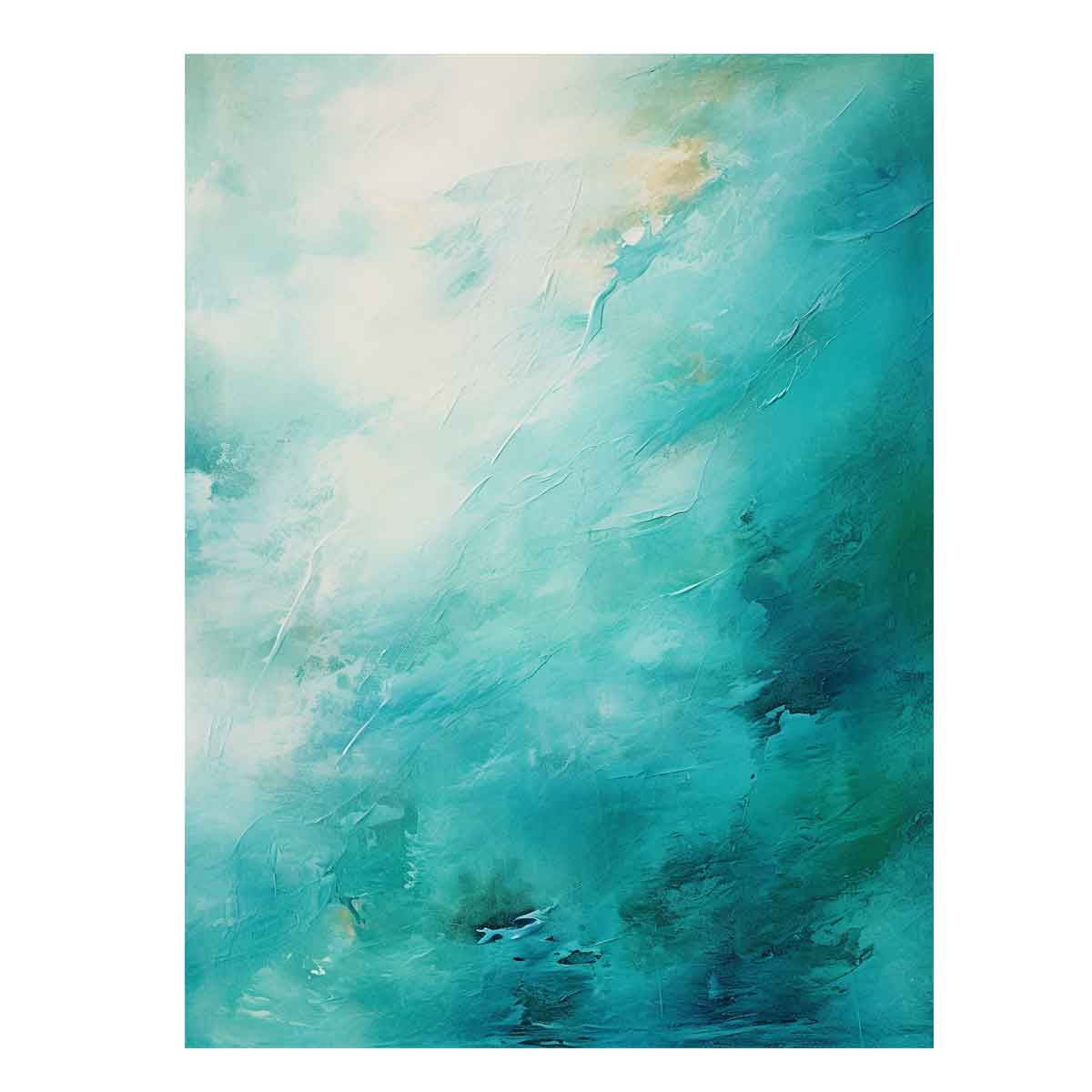 Teal Abstract  