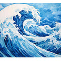 Ocean Waves Painting  Inspired