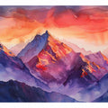 Watercolor Mountians