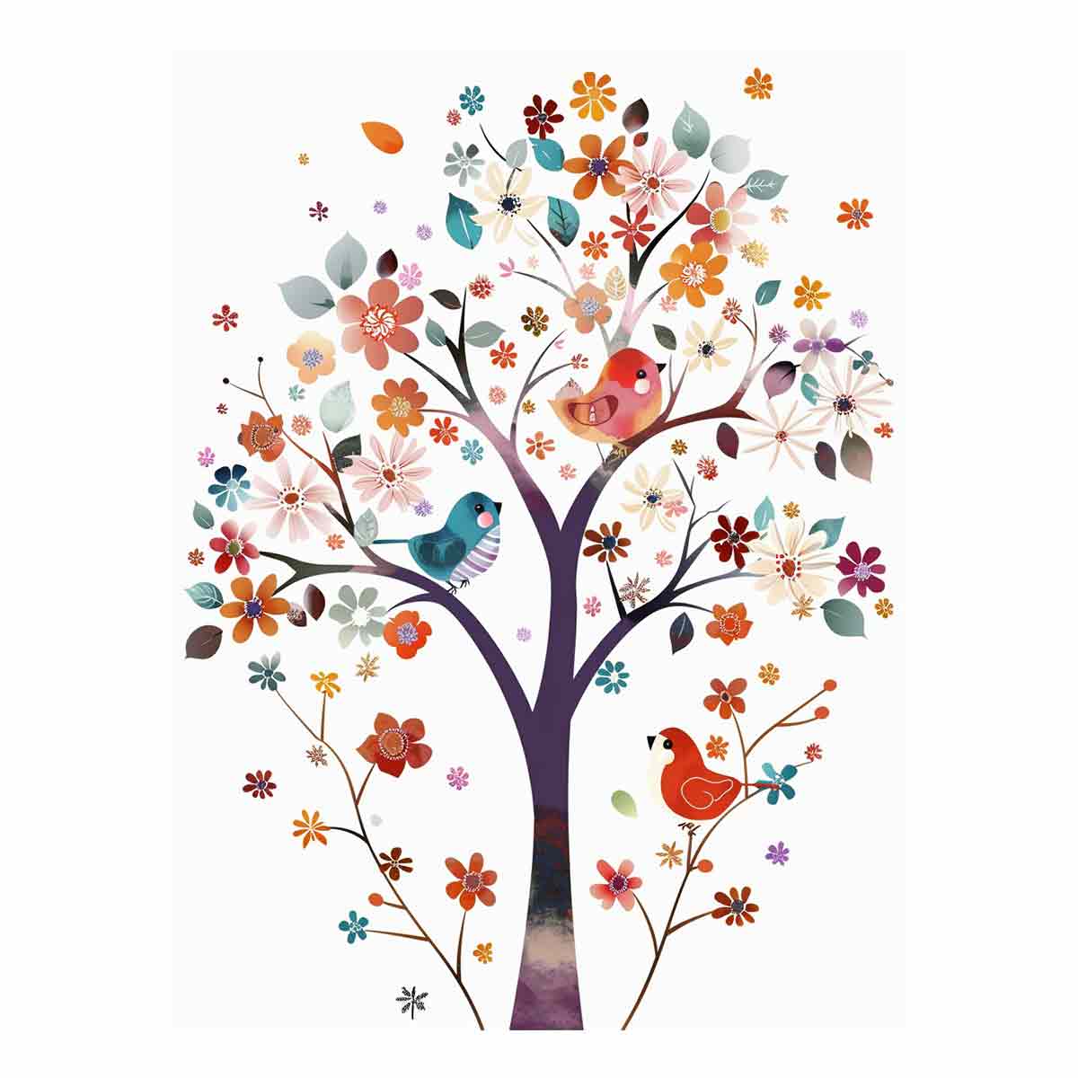 Bird On Tree