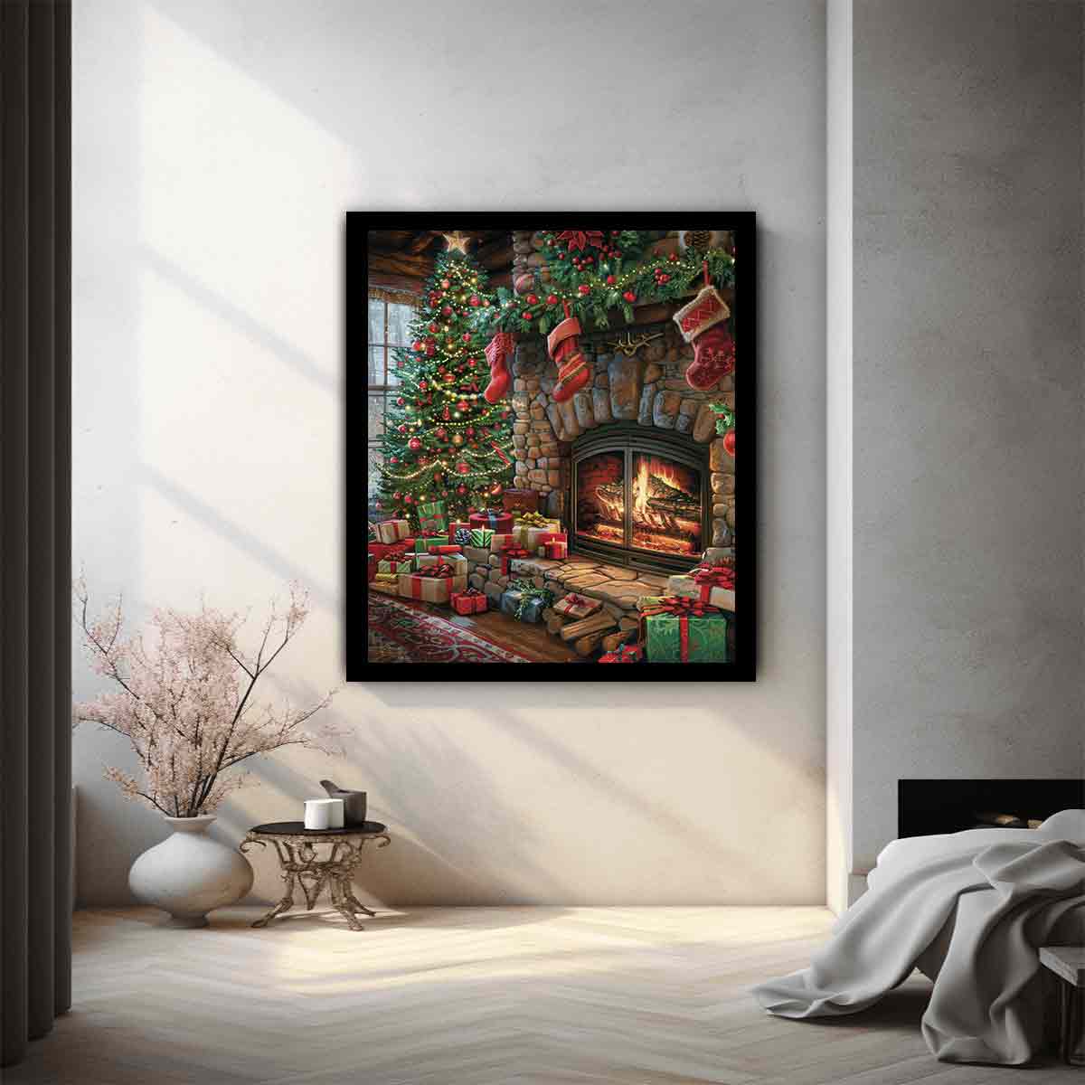 Festive Fireplace 
