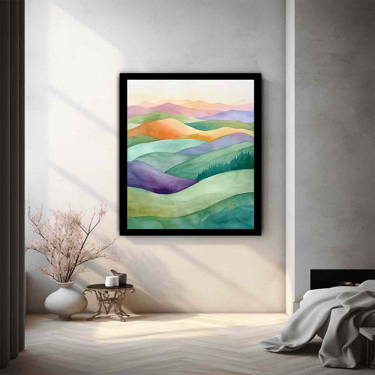 Watercolor  Landscape 