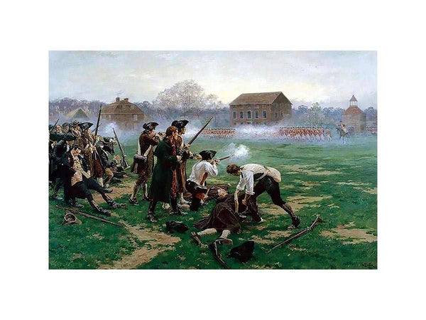 The Battle of Lexington, 19th April 1775