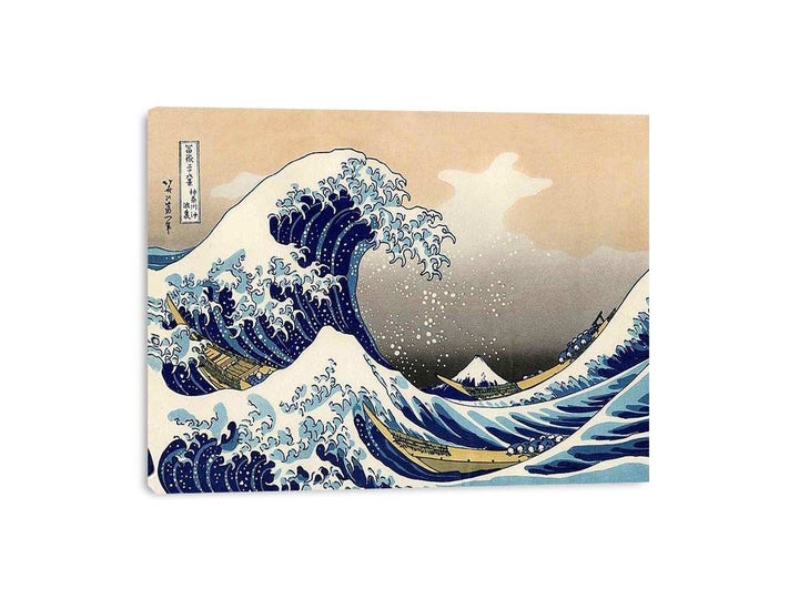 The Great Wave off Kanagawa BY Katsushika Hokusai  Painting