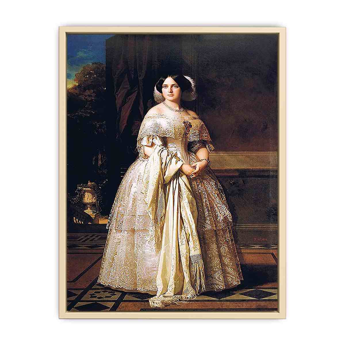 model Painting by Josefa del Aguila 