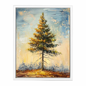 Pine Tree  Painting Framed Print