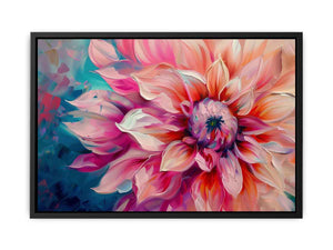 Floral Painting on Canvas  Canvas Print