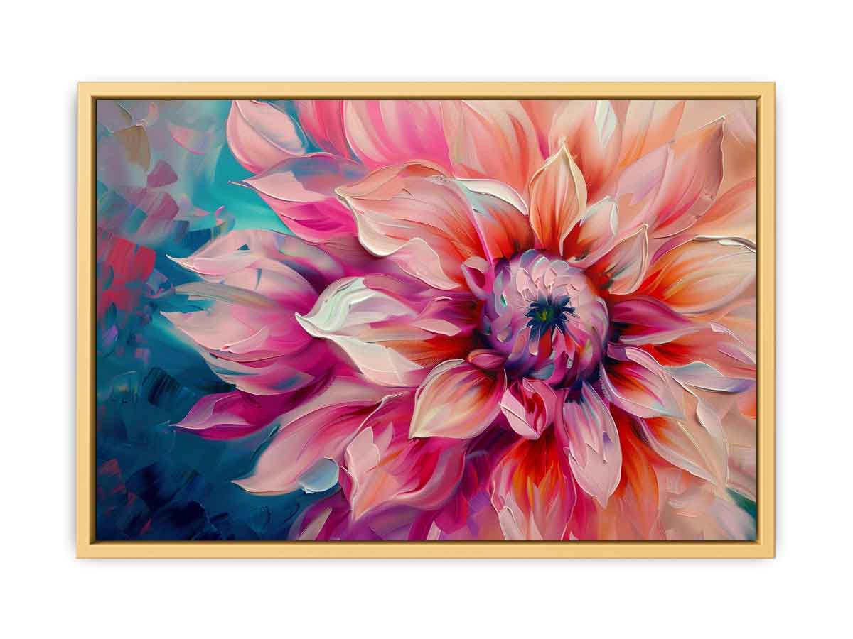 Floral Painting on Canvas  Streched canvas