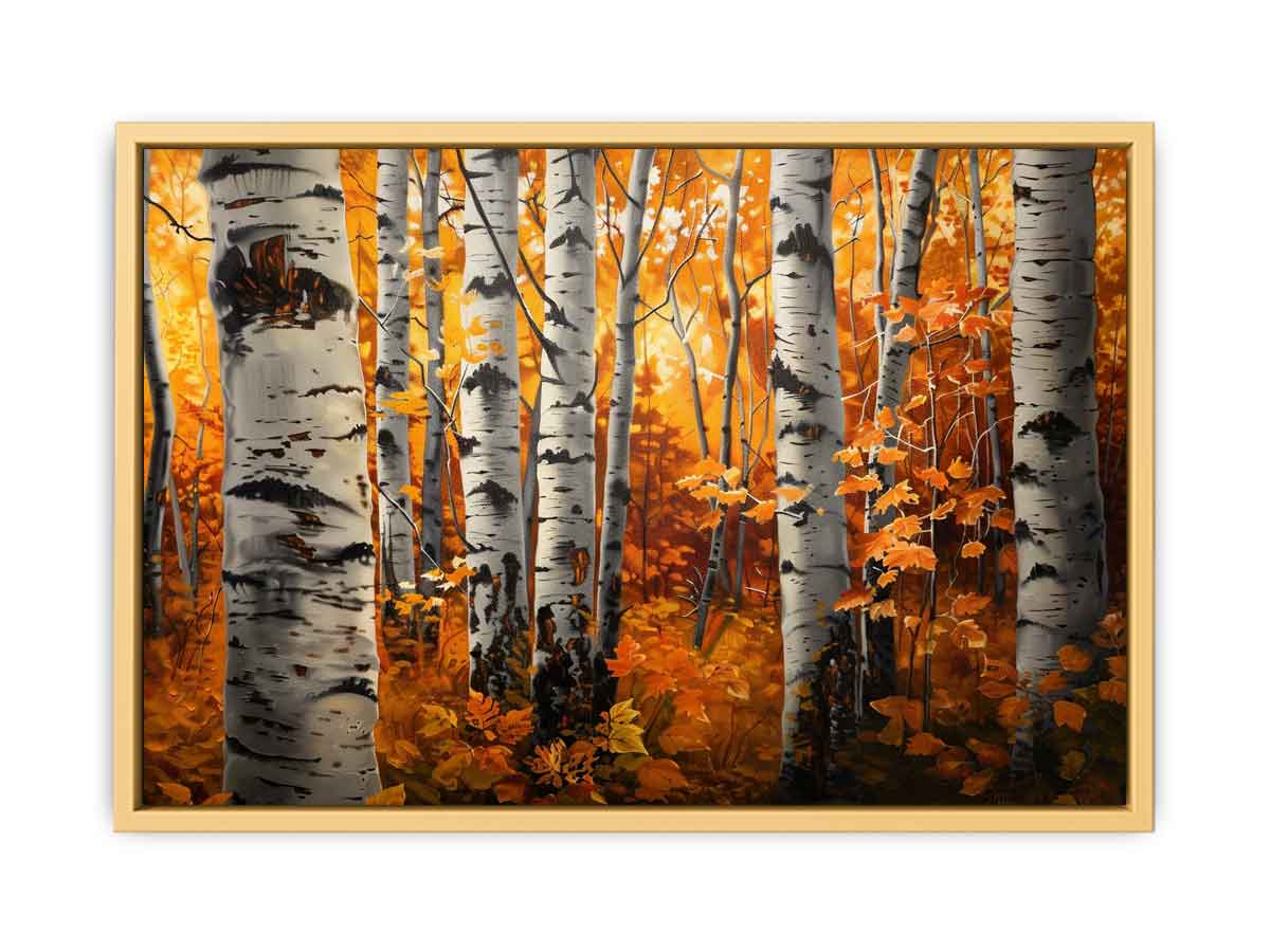 Birch Trees  Streched canvas