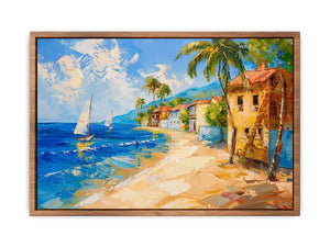 Beach town Poster