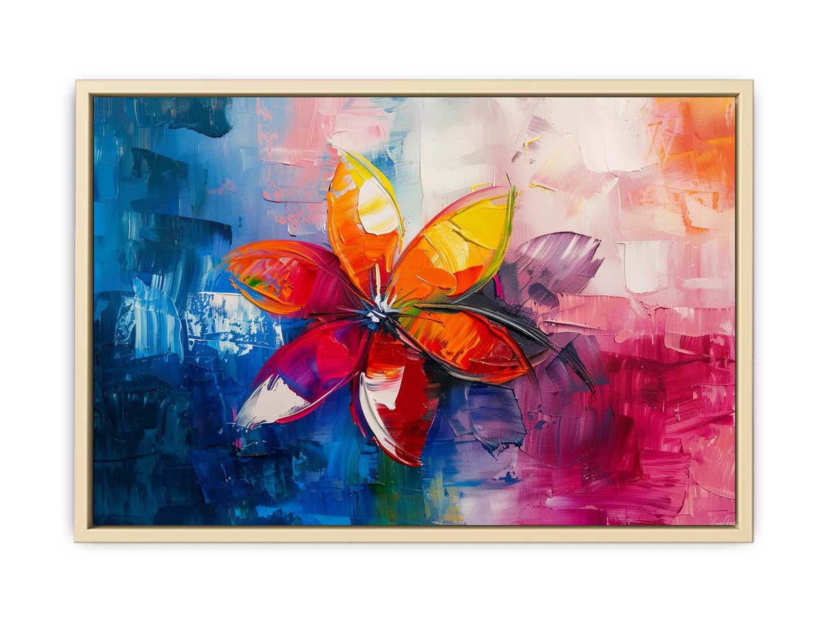 Floral Abstract Painting  Art Print