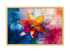Floral Abstract Painting  Streched canvas