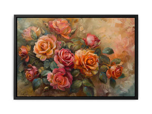 Floral Fine Art painting  Canvas Print