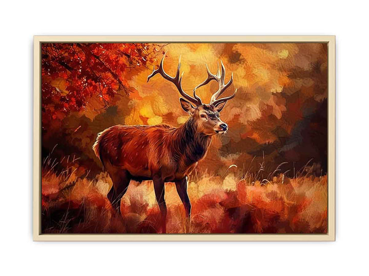 Deer  Painting  Art Print